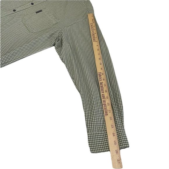 Columbia 100% Cotton Check Pattern Button Down Shirt Long Sleeve Pocket Men XXL - Picture 14 of 15